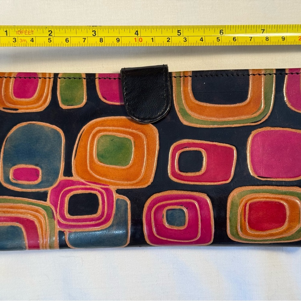 Colorful Geometric Clutch